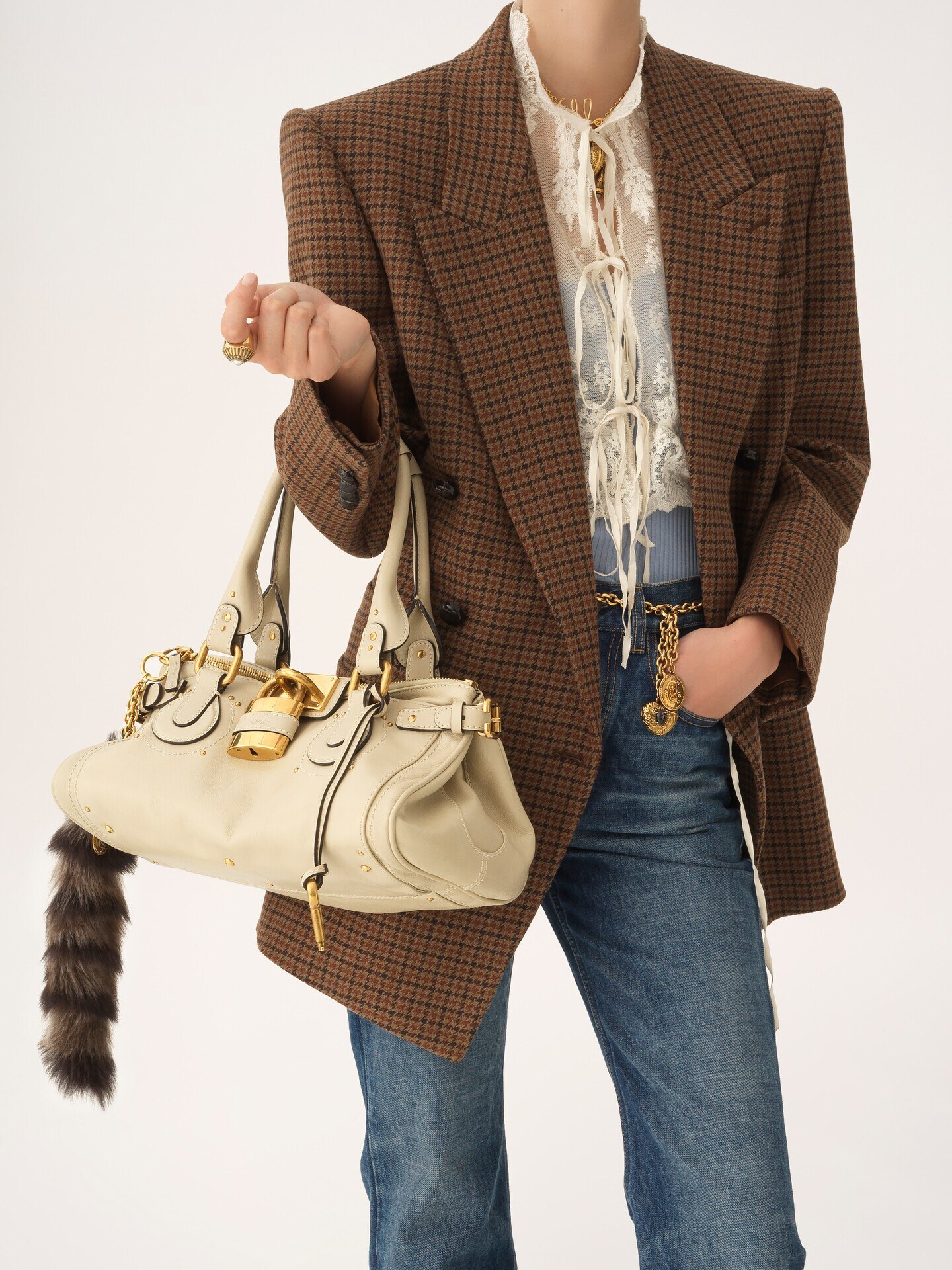 Sac Paddington en cuir grain&eacute; - 2.0