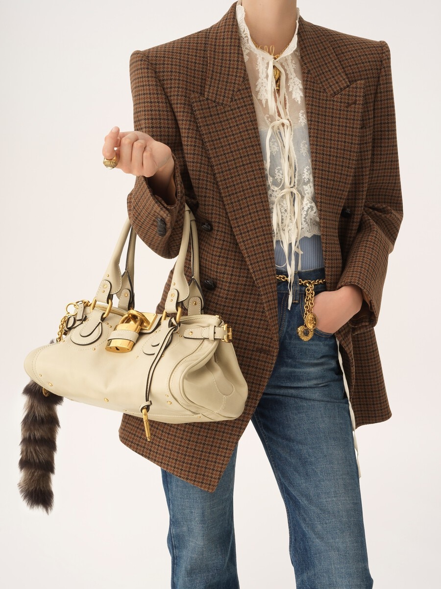Sac Paddington en cuir grain&eacute; - 2