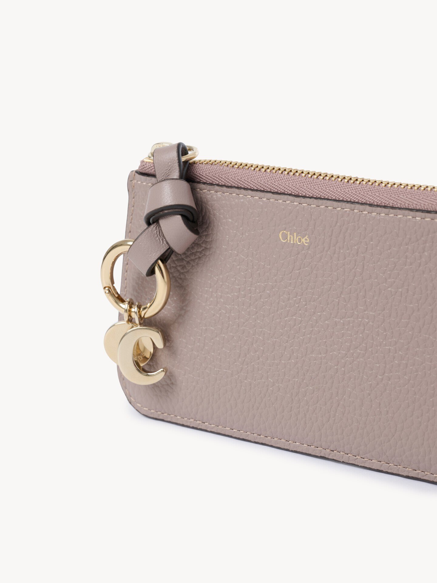 Alphabet wallet in grained leather - 3.0