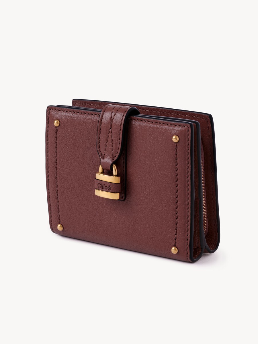 Paddington square wallet in grained leather - 3