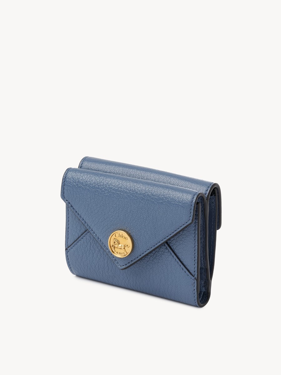 Small Envelope tri-fold in grained leather - 2
