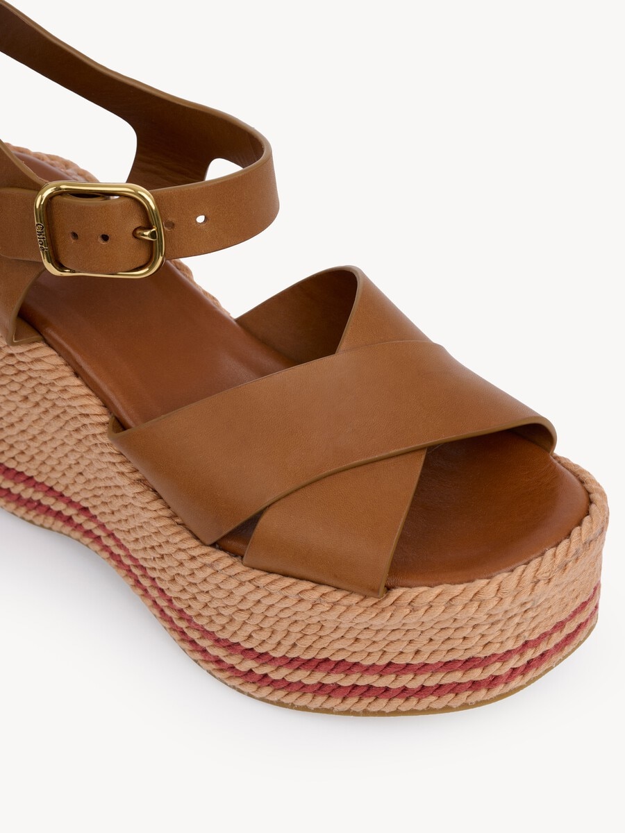 Sandalias con cu&ntilde;a Chlo&eacute; Sand - 6