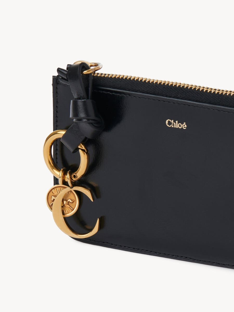 Alphabet wallet in shiny leather - 5