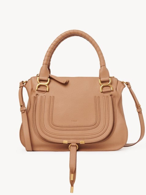 Bolso Marcie de cuero granulado