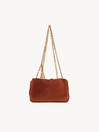 Small Chlo&eacute; Heritage shoulder bag in velvet - 5
