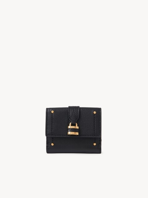 Mini Paddington tri-fold in grained leather