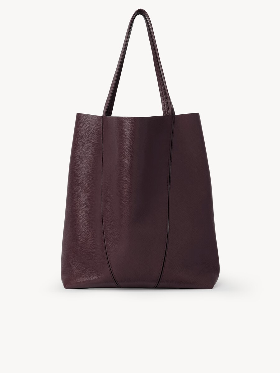 Bolso tote Chlo&eacute; Spin grande de cuero granulado - 4