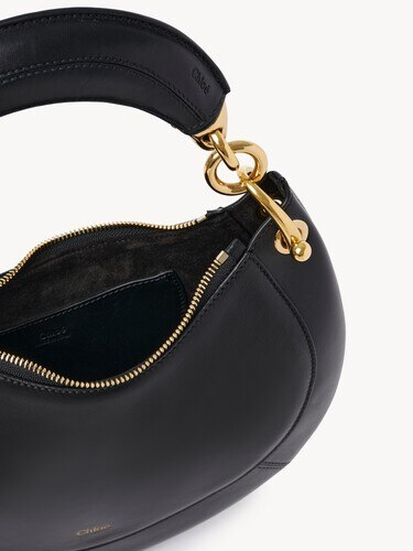 Small Chlo&eacute; Banana zipped hobo in soft leather - 6