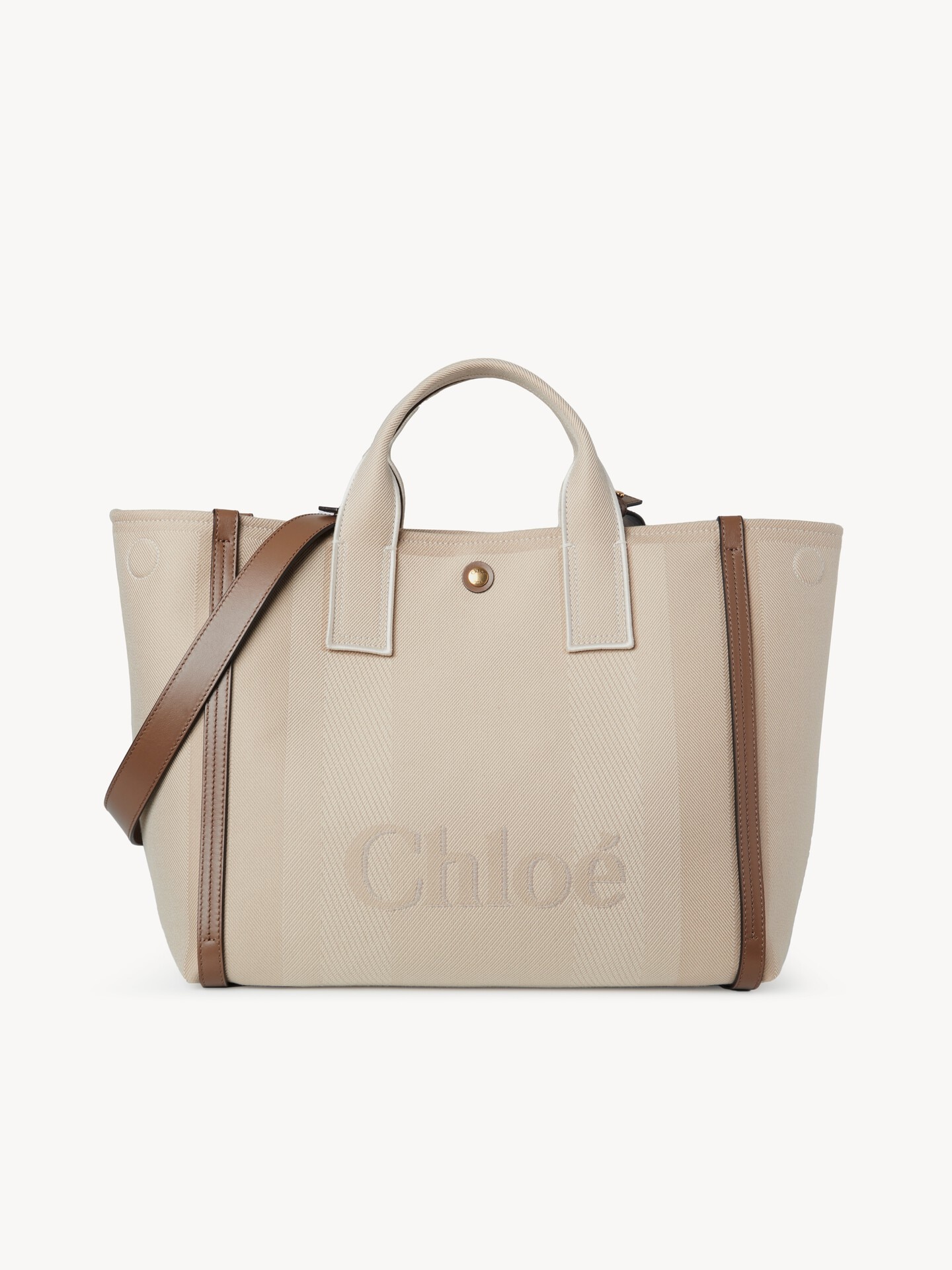 Chlo&eacute; Carry tote bag in canvas - 4.0