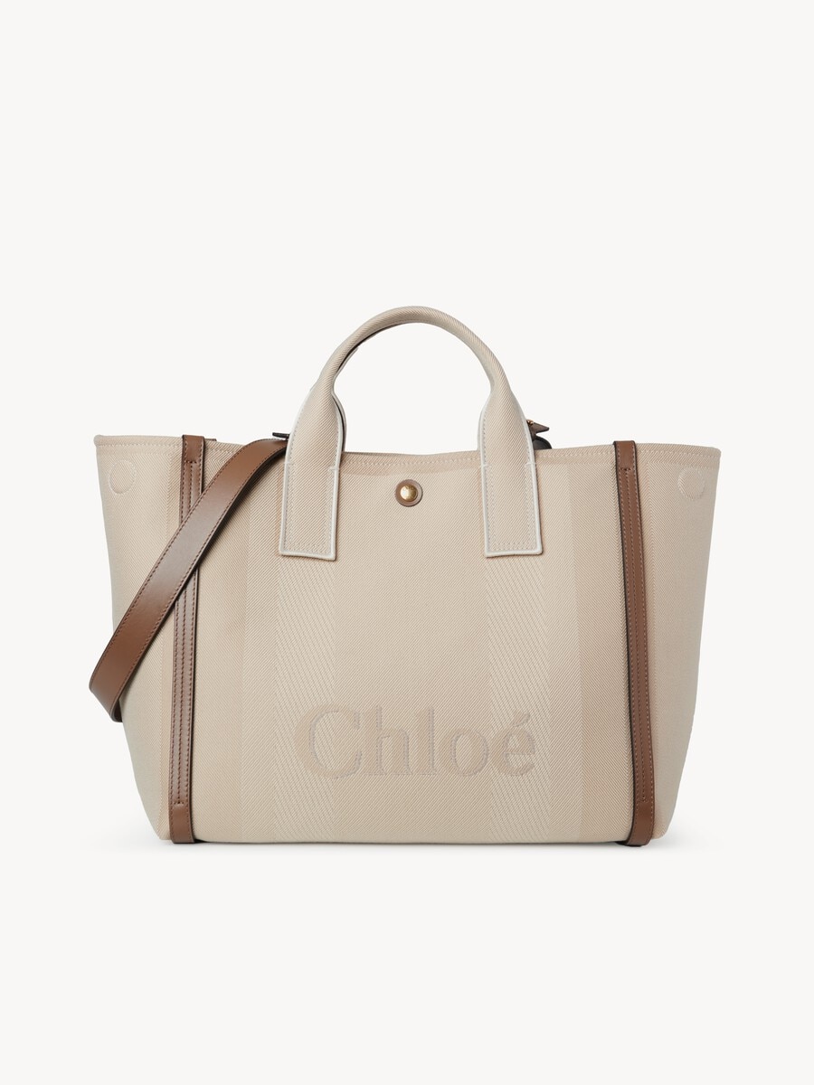 Chlo&eacute; Carry tote bag in canvas - 4