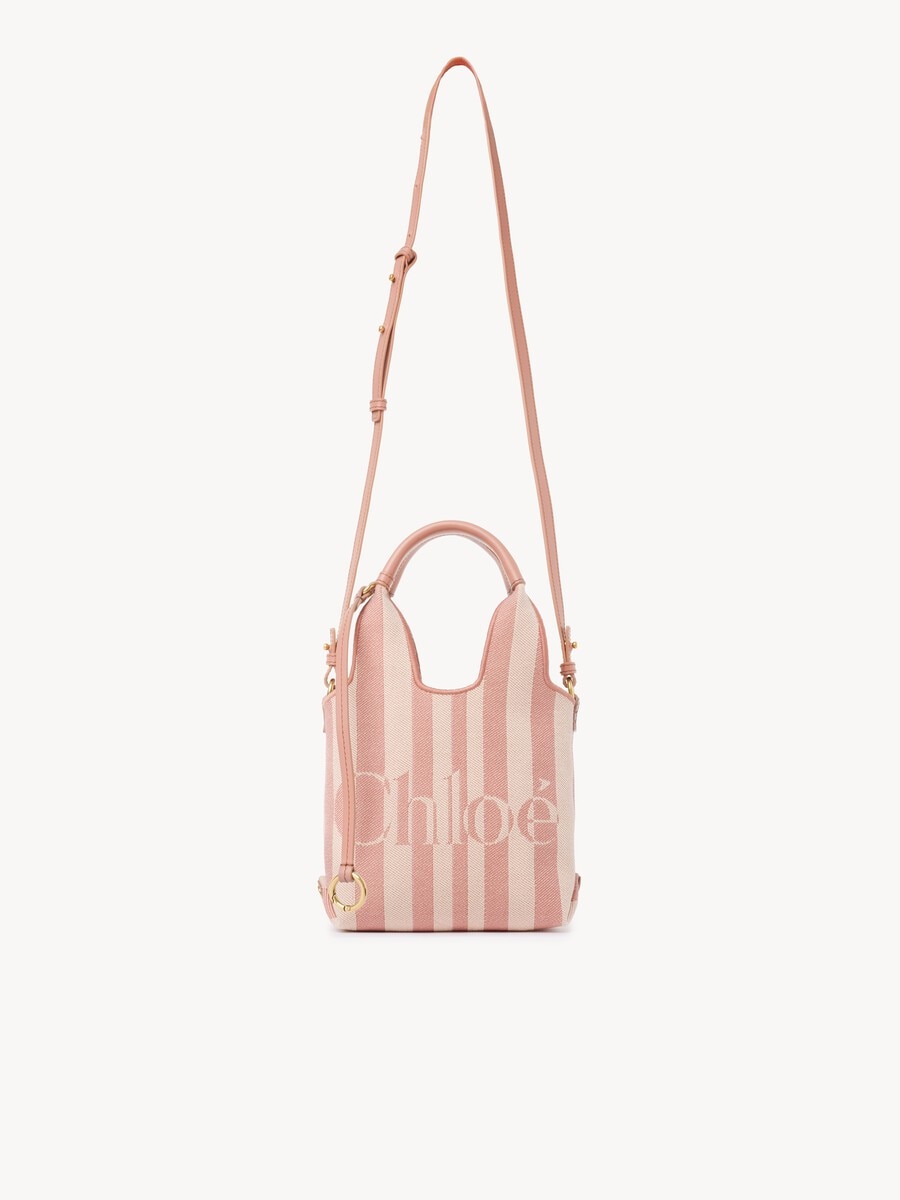 Mini Chlo&eacute; Stripy tote bag in jacquard - 2
