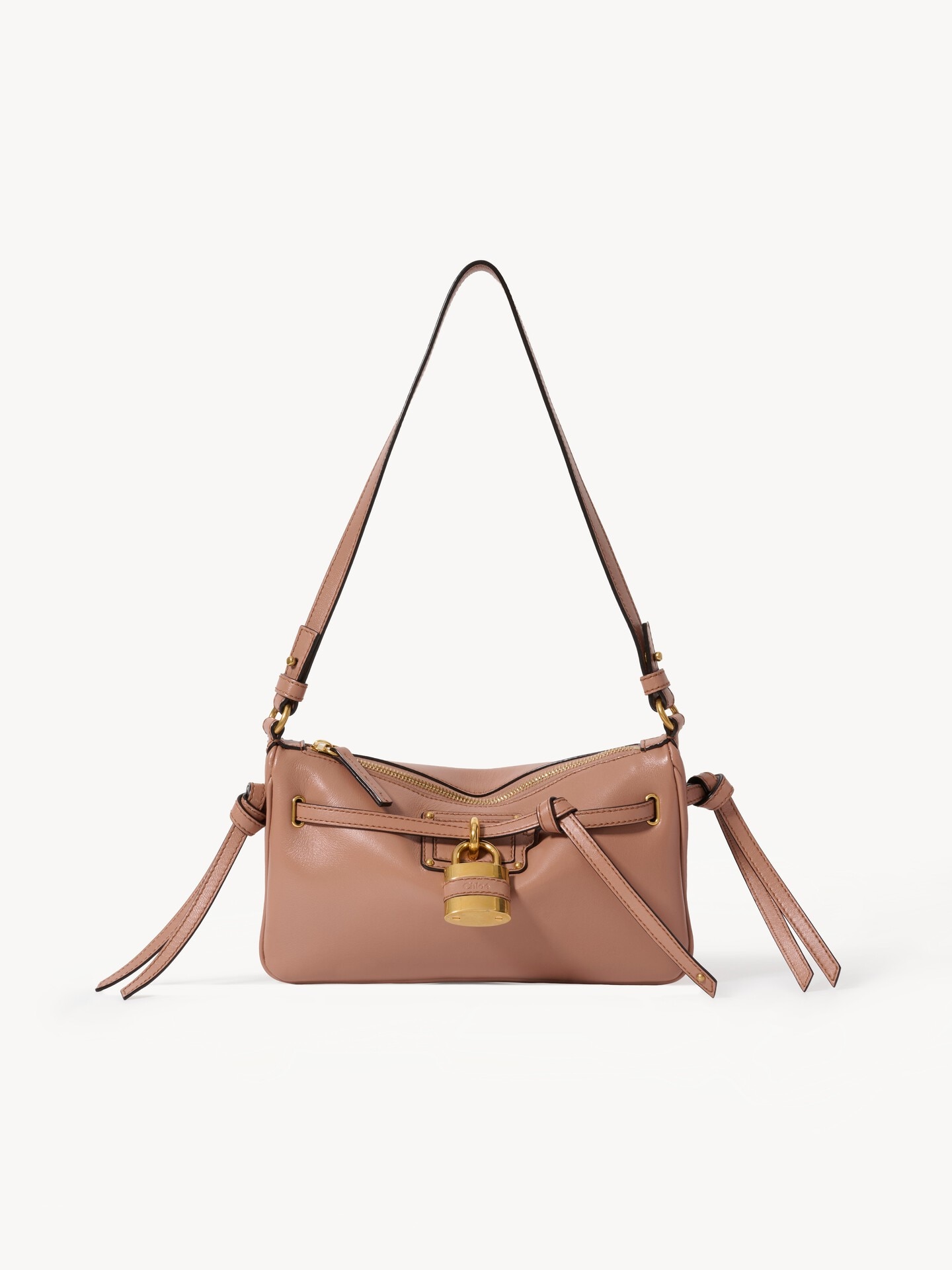 Mini Paddington Sling pouch with strap in soft leather - 1.0