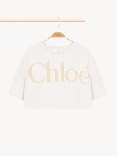 Kids' cropped logo T-shirt - 2