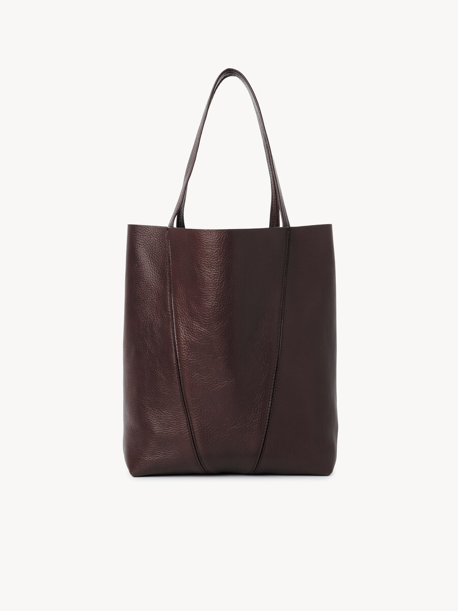 Chlo&eacute; Spin tote bag in grained leather - 5