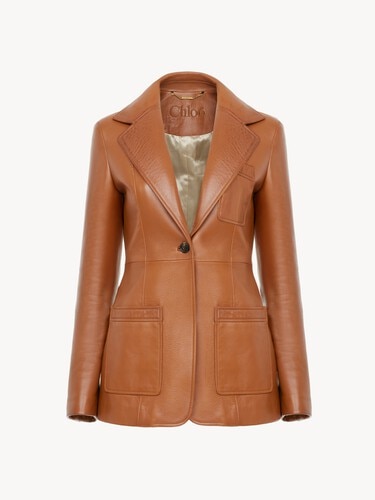 Tailored jacket in leather - 2