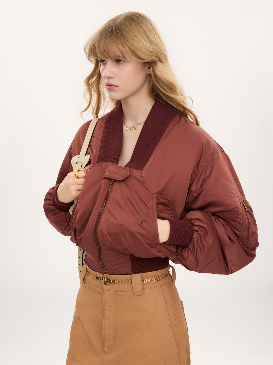 Bomber jacket in nylon - 5