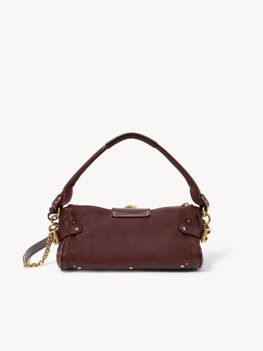 Small Paddington bag with strap in grained leather - 6