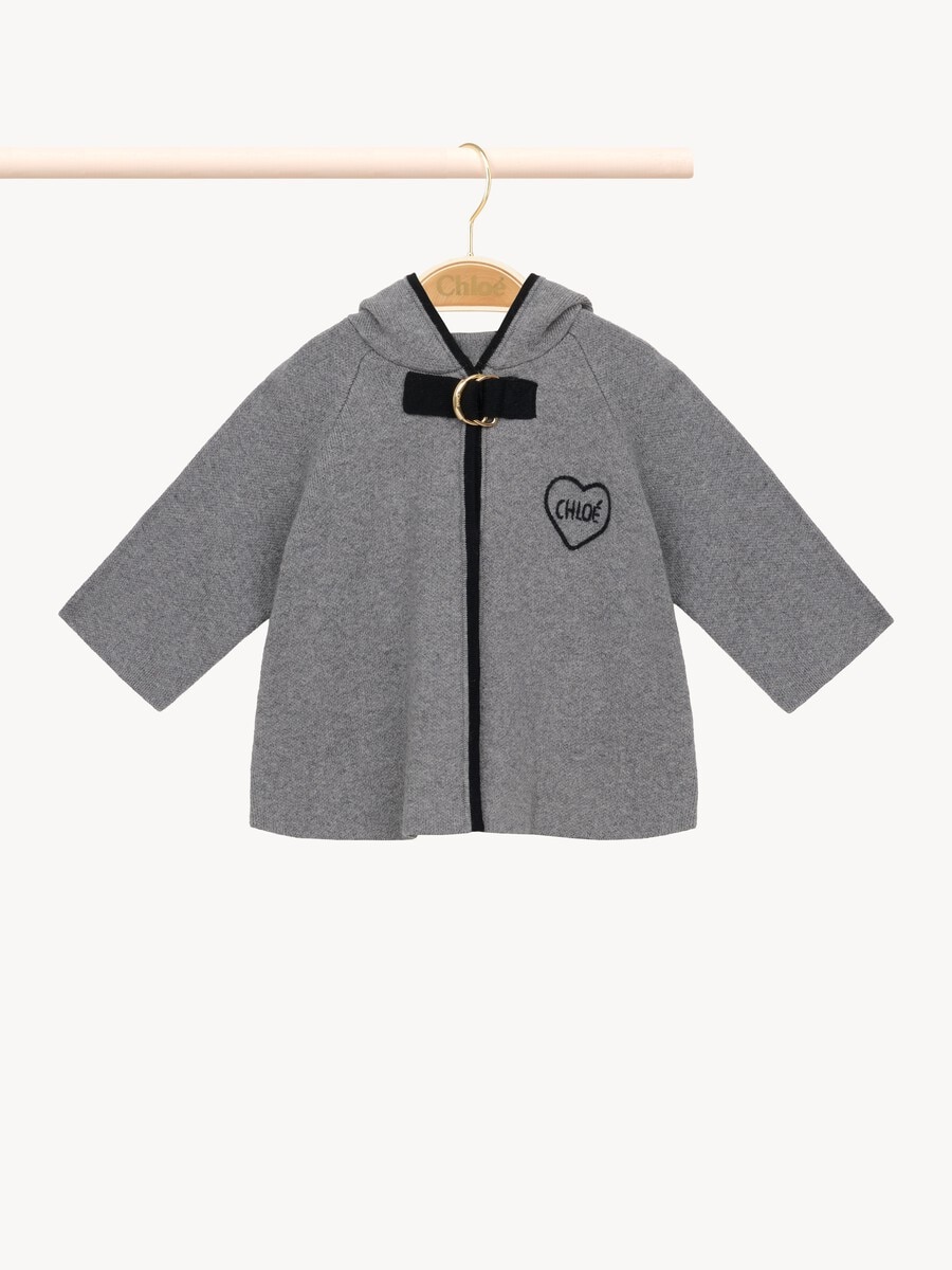 Manteau &agrave; capuche et logo Enfant - 1