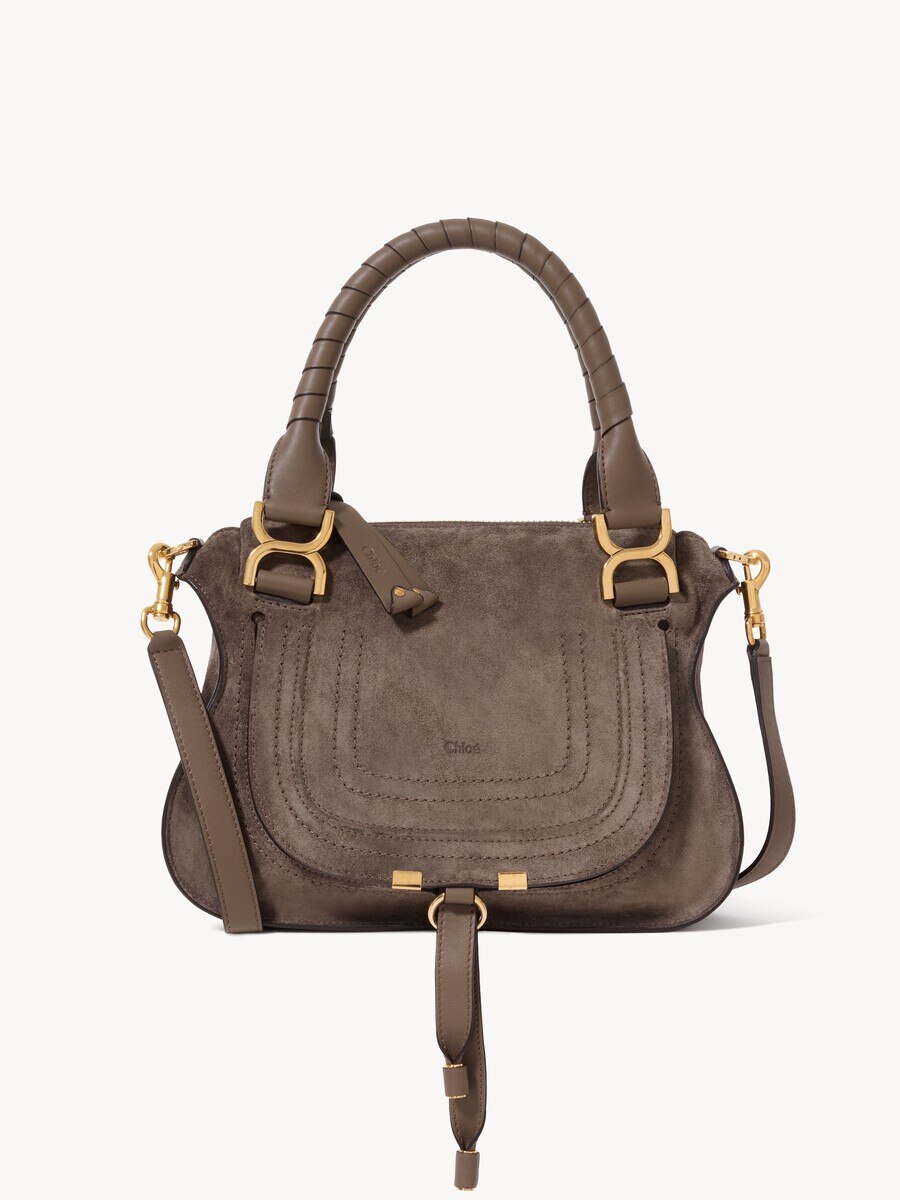 Small Marcie bag in suede leather - 2