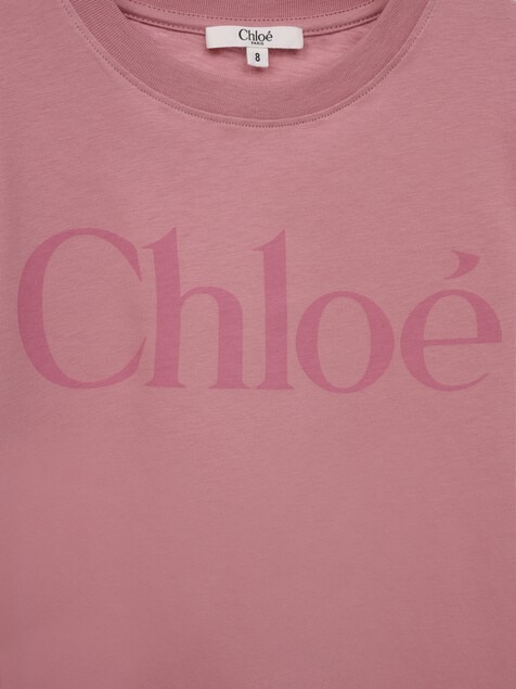 Kids' long-sleeve logo top