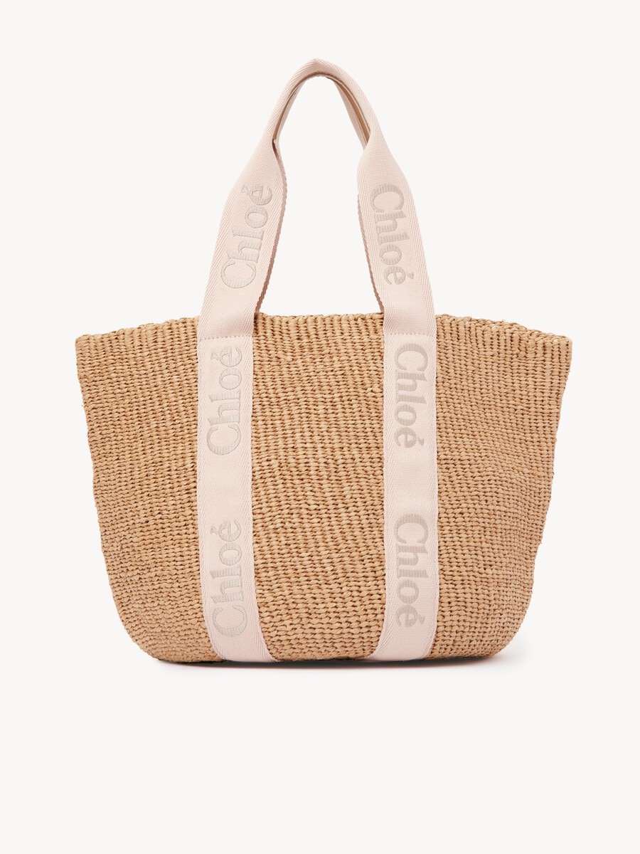 Large Woody basket in natural fibers - 1