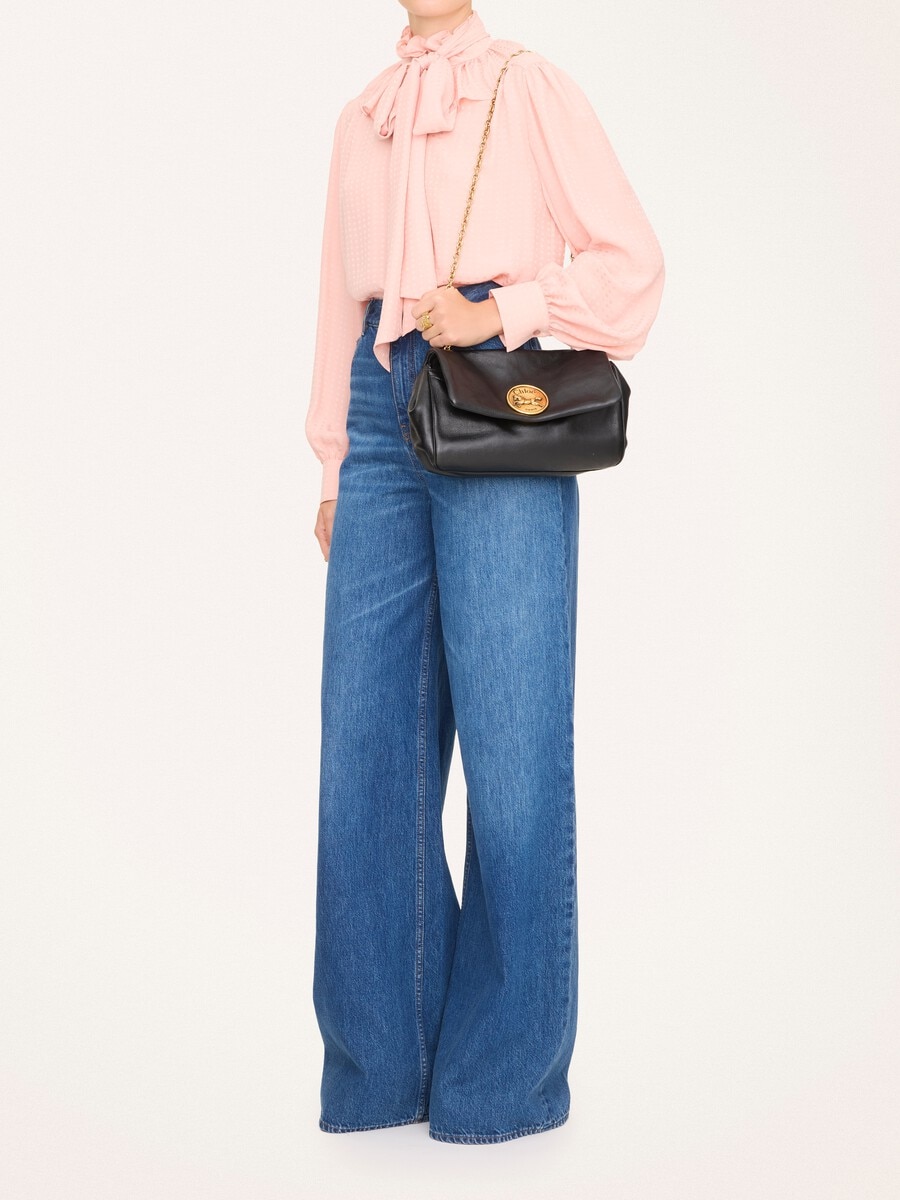 Chlo&eacute; Heritage shoulder bag in grained leather - 7