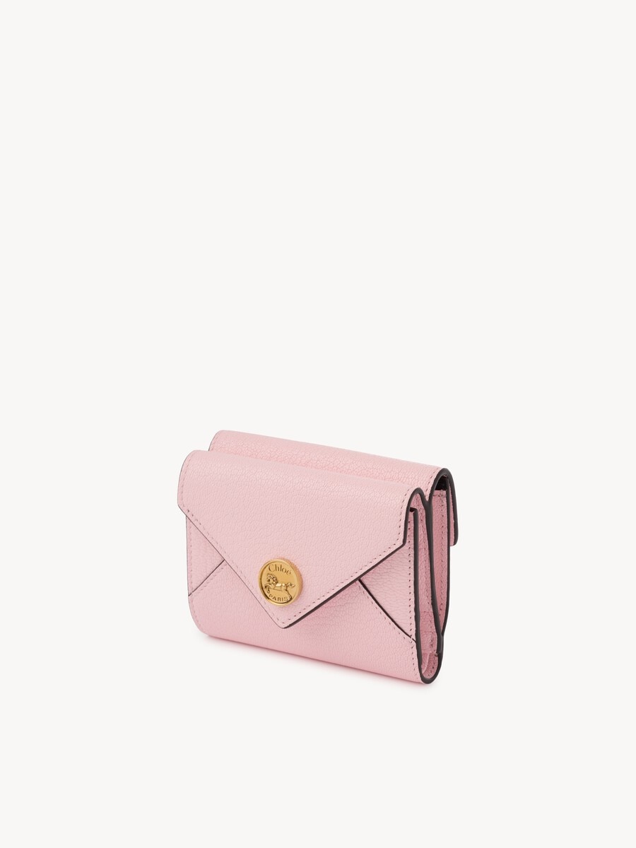 Monedero tarjetero Envelope peque&ntilde;o de cuero granulado - 3