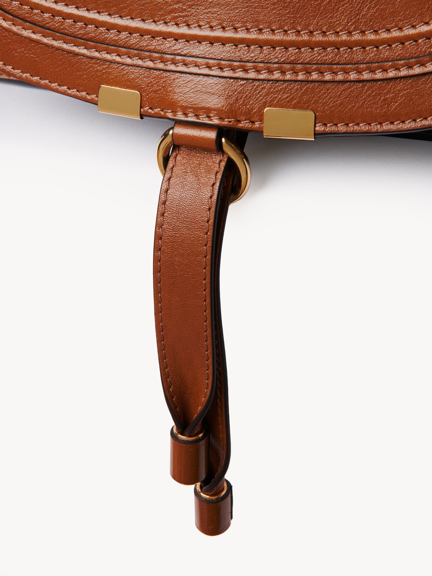 Petit sac Marcie en cuir brillant - 5.0