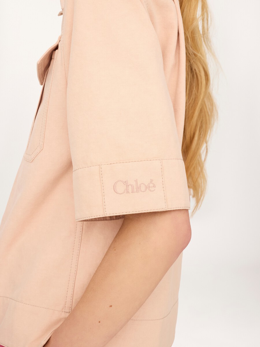 Polo shirt in cotton gabardine - 6