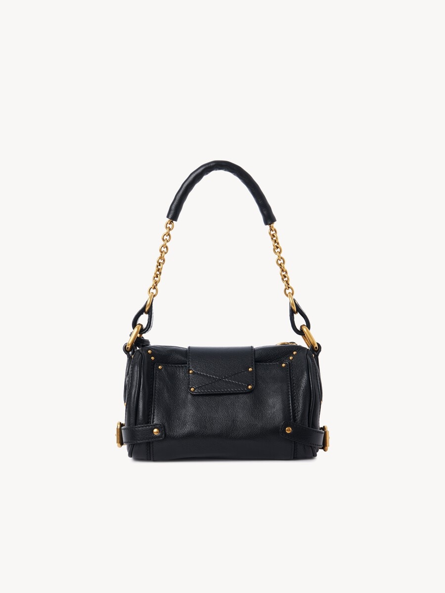 Bolso peque&ntilde;o de cadena Paddington de cuero granulado - 7