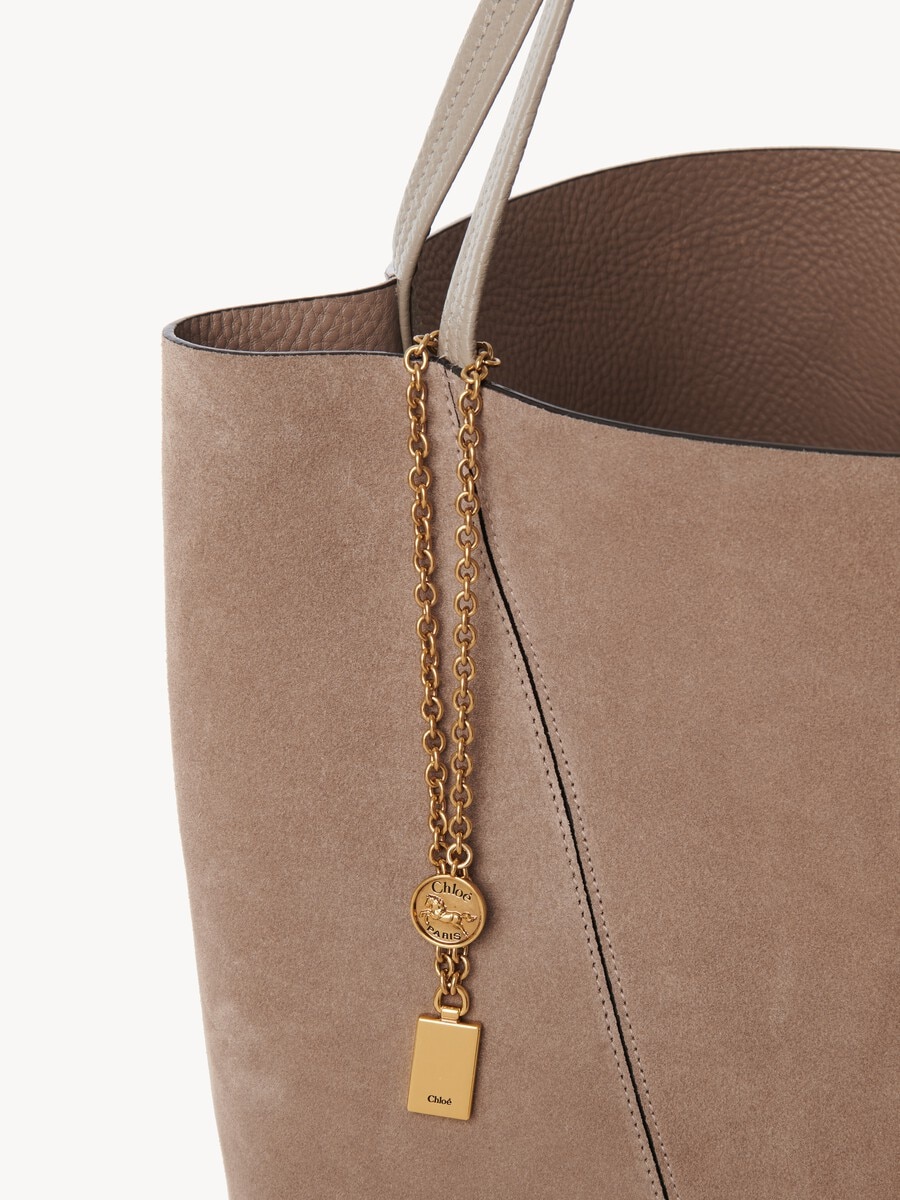 Bolso tote grande Chlo&eacute; Spin de ante - 7