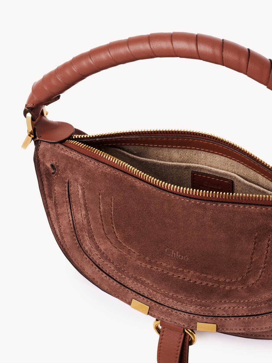 Minibolso de hombro Marcie de ante - 6
