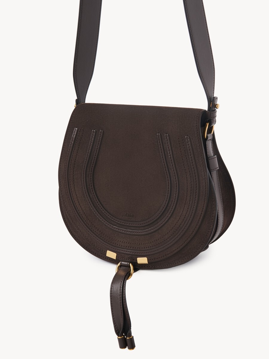 Bolso saddle Marcie de ante - 4