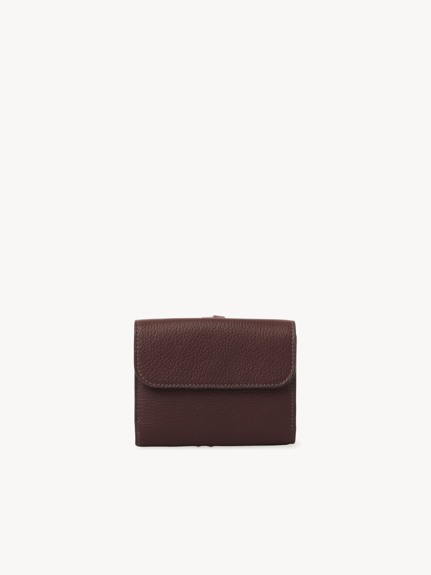 Small Alphabet tri-fold in grained leather - 4.0