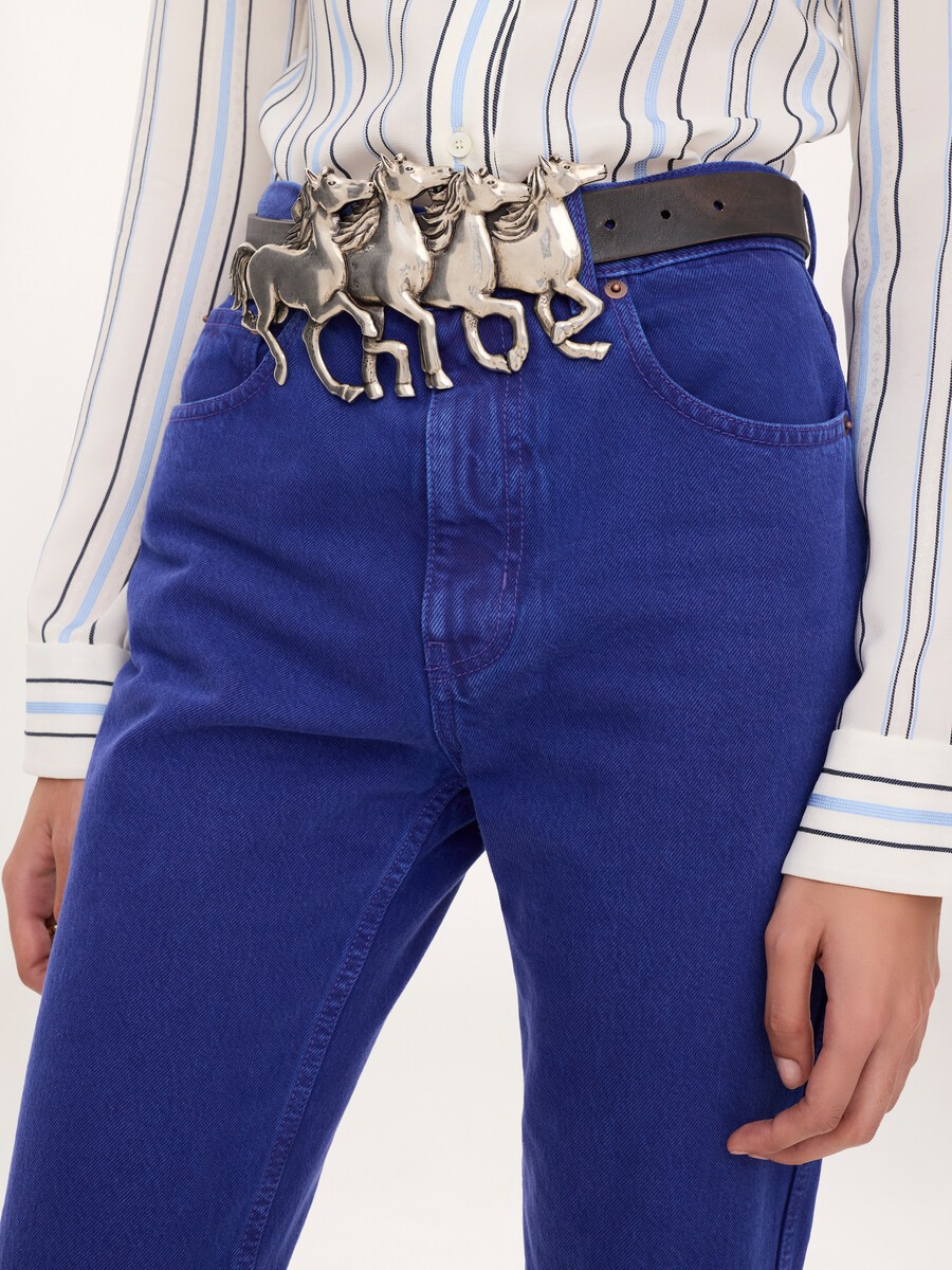 The Chlo&eacute; Running Horses wide belt - 2