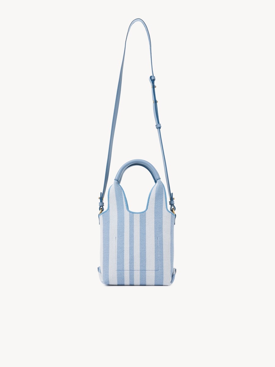 Mini Chlo&eacute; Stripy tote bag in jacquard - 5