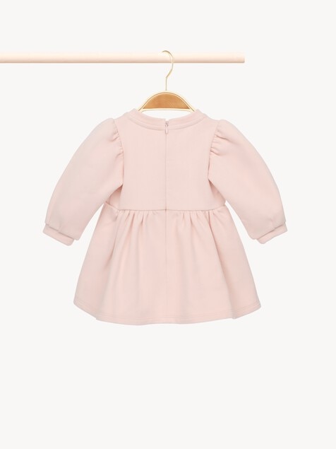 Kids' long-sleeve logo dress