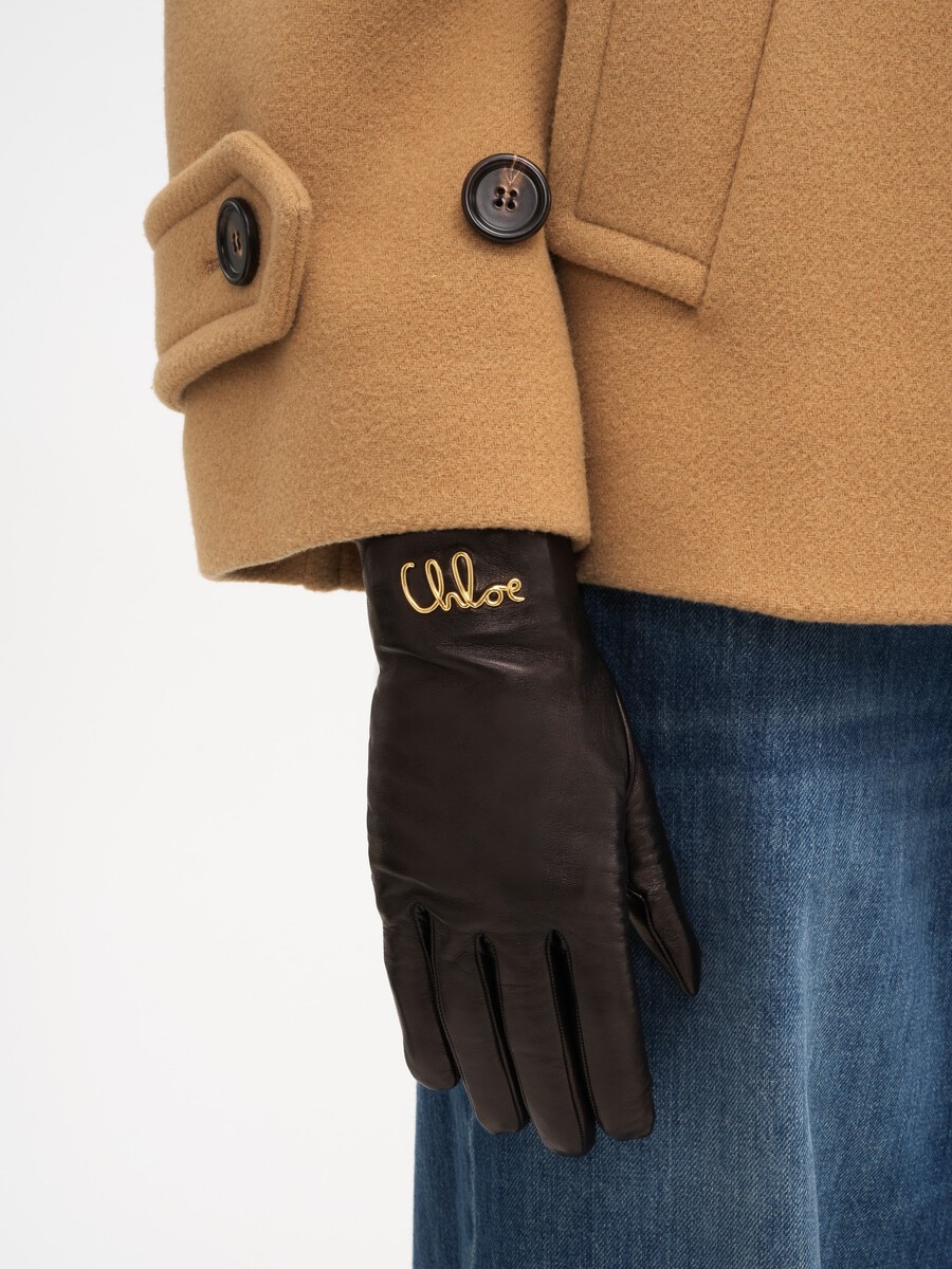 The Chlo&eacute; Iconic gloves in leather - 2