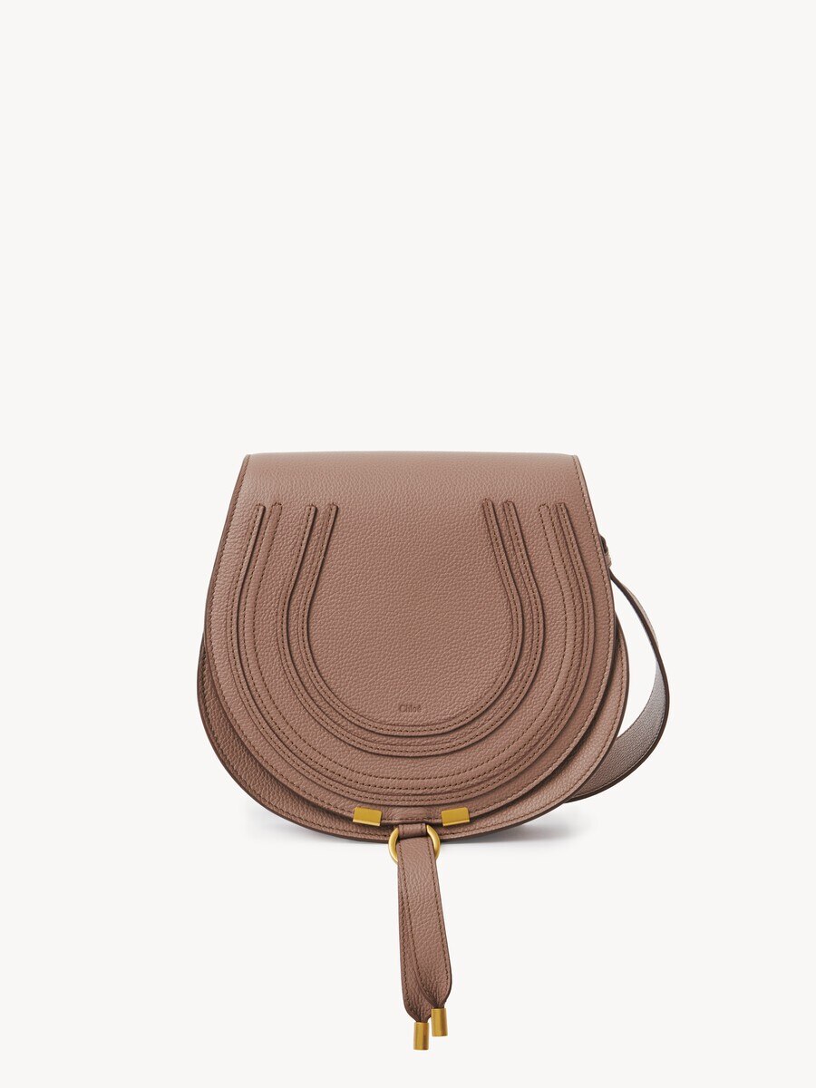 Marcie saddle bag in grained leather - 2