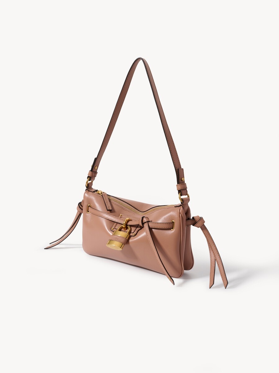 Mini Paddington Sling pouch with strap in soft leather - 2