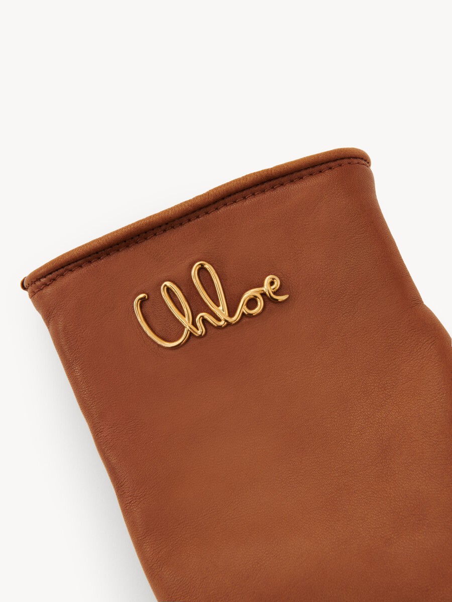 The Chlo&eacute; Iconic gloves in leather - 3