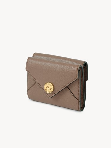 Small Envelope tri-fold in grained leather - 3
