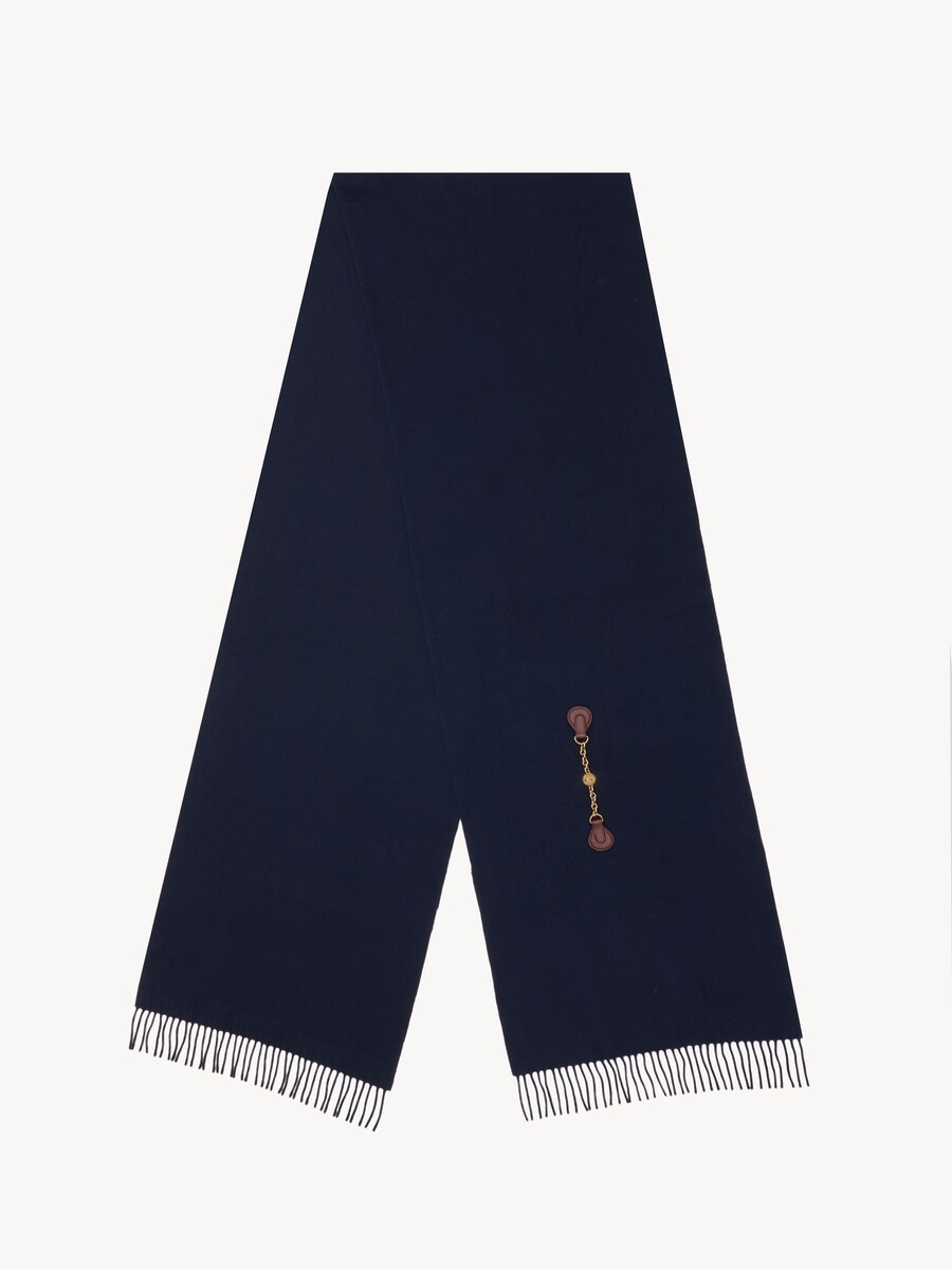 The Chlo&eacute; Horse Medal scarf in wool - 1