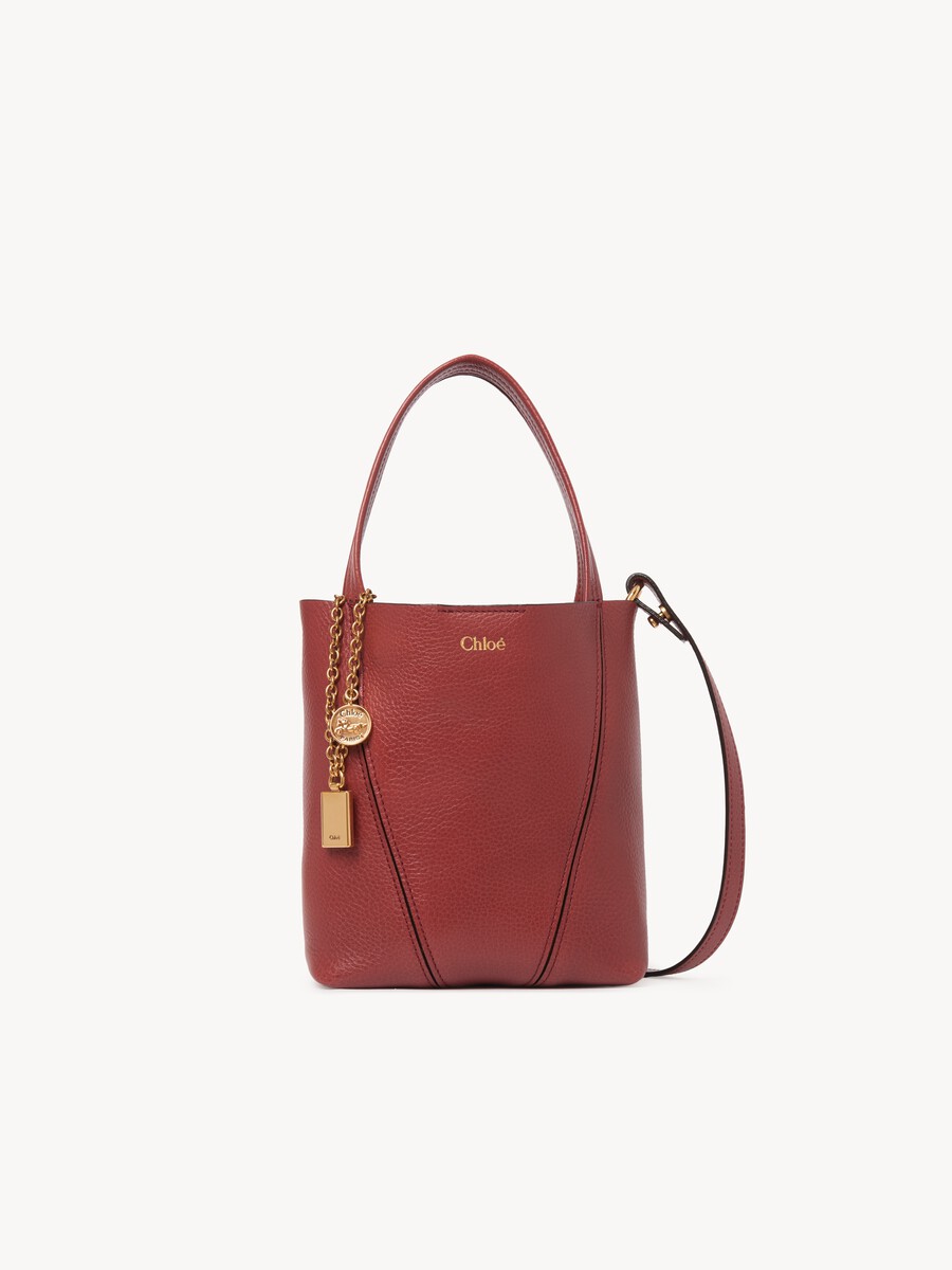 Bolso tote Chlo&eacute; Spin peque&ntilde;o de cuero granulado - 1