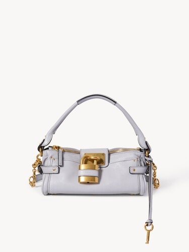 Small Paddington bag with strap in grained leather - 1
