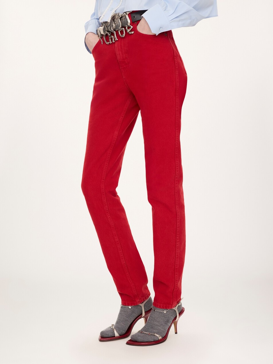 Slim jeans in denim