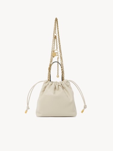 Mini Chlo&eacute; Icons shoulder bag with chain in soft leather - 4