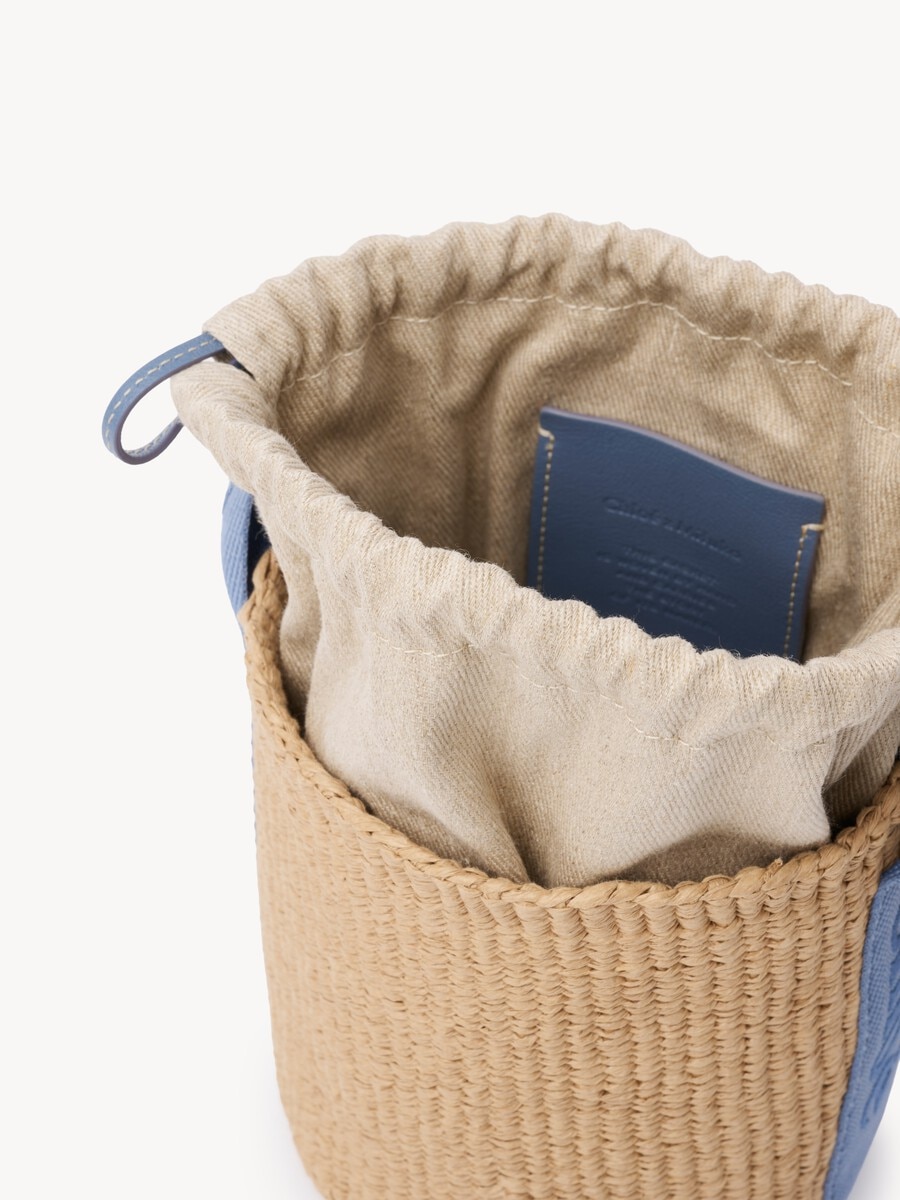 Small Woody basket in natural fibers - 8