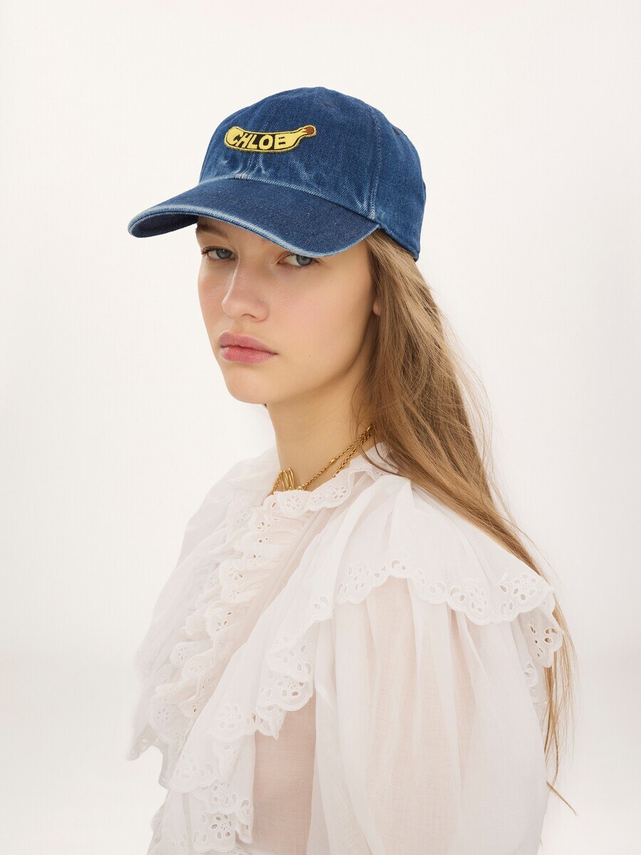 The Chlo&eacute; Chill cap in denim - 4