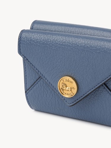 Small Envelope tri-fold in grained leather - 6